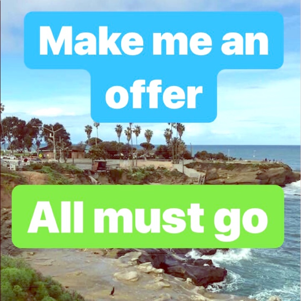 Make me an offer. All must go.